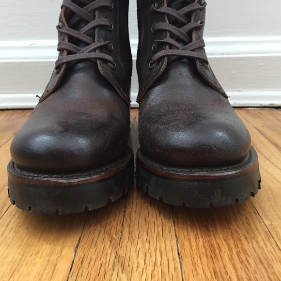 Frye Sabrina Moto lace-up - Picture 6 of 8
